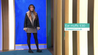 Our Black Sheepskin Ear Muffs featured on &#8220;This Morning&#8221;