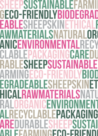 What is sustainable sheepskin and how does it impact the environment?