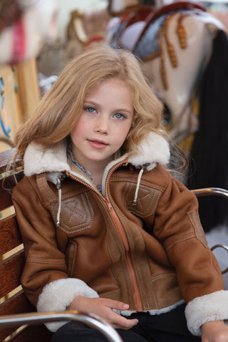 Children's sheepskin coats