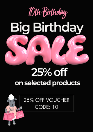 25% OFF BIRTHDAY SALE: CODE: 10