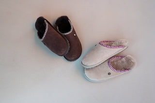 Azura Sheepskin Slippers - Brown