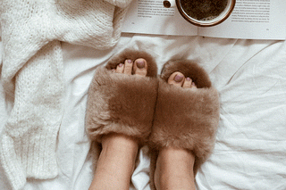 Beige Spa Slippers