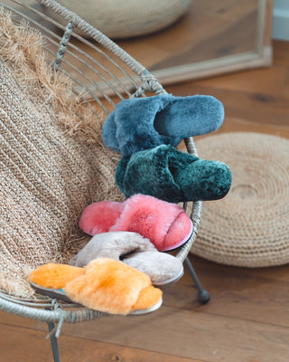 Emerald spa slippers