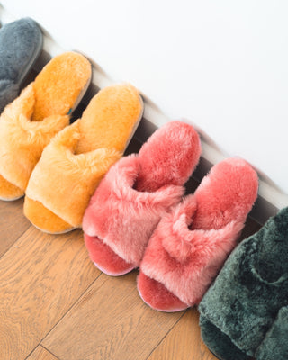 Pink spa slippers