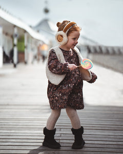 Children's Chestnut Teddy Bear Ear Muffs