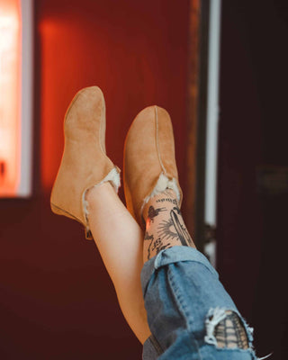 The women pixie boot in chestnut