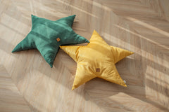 Mustard Star Pillow