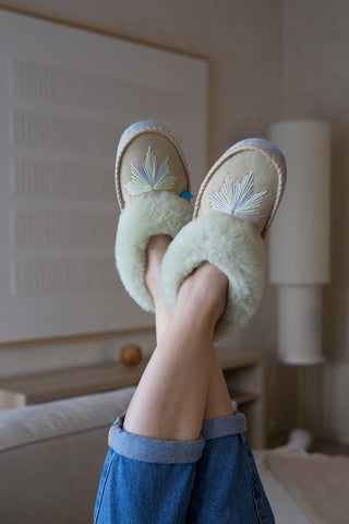 Matcha Sheepers Sheepskin Slippers