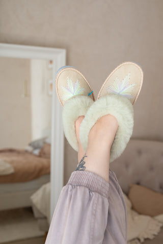 Matcha Sheepers Sheepskin Slippers