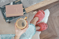 Pink spa slippers