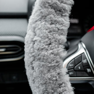 Sheepskin Steering Wheel Cover