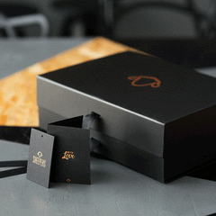 Black and copper gift box