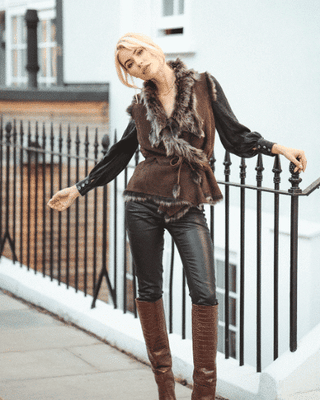 Brown Toscana Gilet