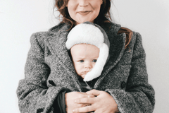 Children’s grey Sheepskin Aviator Hat