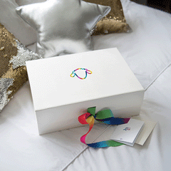 Rainbow gift box