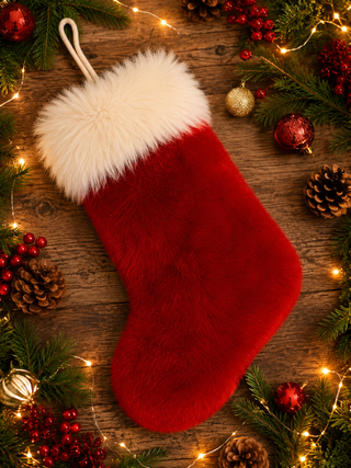 Limited Edition Sheepskin Christmas Stocking